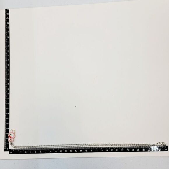 Brand New Hello Kitty Bunny Style Silver Necklace #2 - Picture 5 of 5